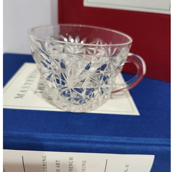 Vintage Anchor Hocking Arlington‎ diamond cut glass cup - Picture 7 of 7